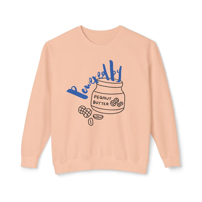 Powered by Peanut Butter Lightweight Sweatshirt