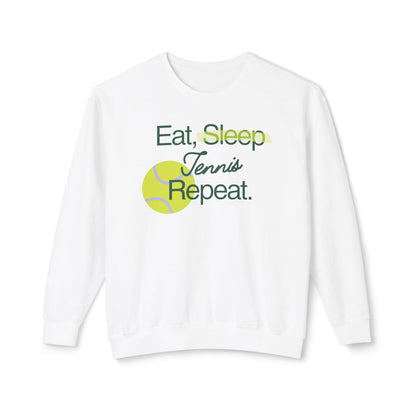 Eat Tennis Repeat Lightweight Sweatshirt