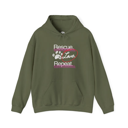 Rescue. Love. Repeat. Hoodie