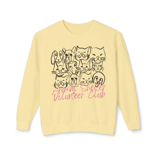 Animal Shelter Volunteer Lightweight Sweatshirt