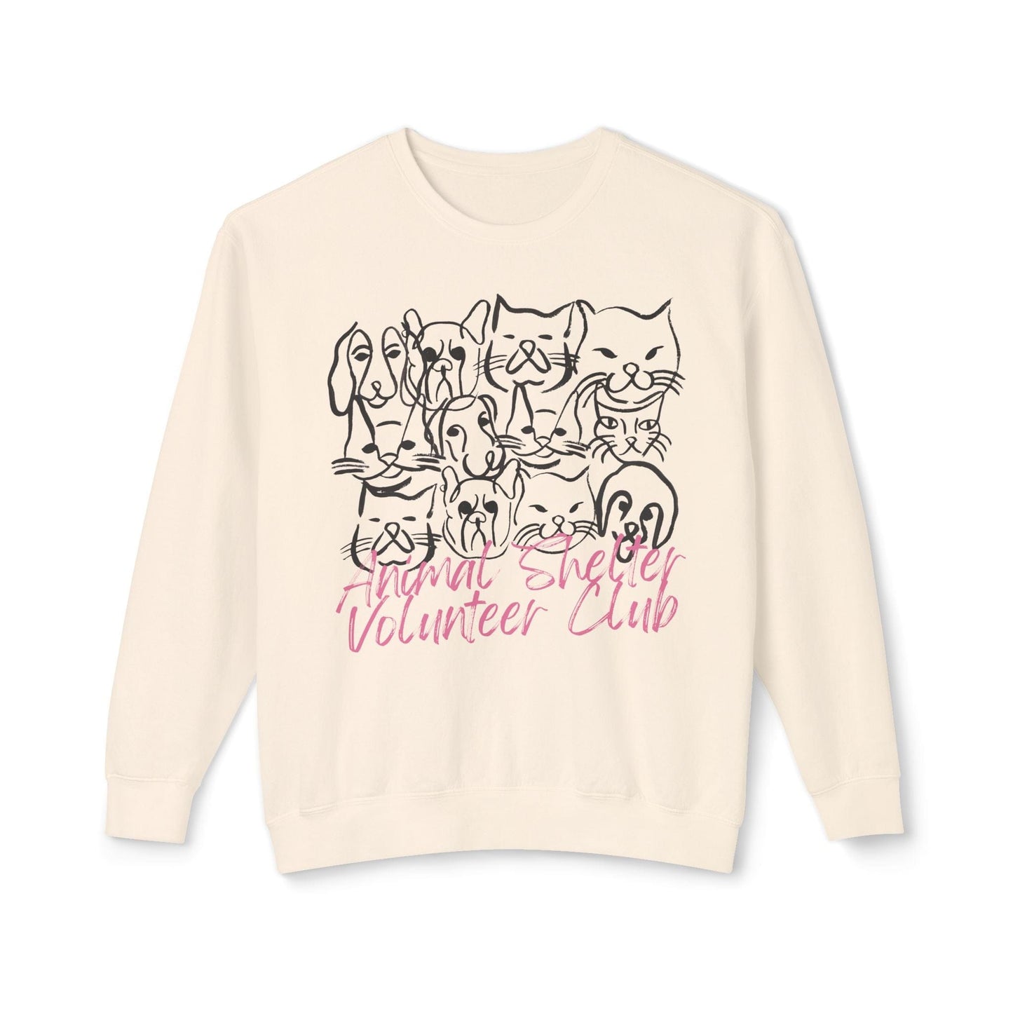 Animal Shelter Volunteer Lightweight Sweatshirt