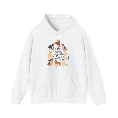 I’m Here for the Dogs Hoodie