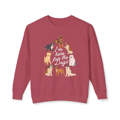 I’m Here for the Dog Lightweight Sweatshirt