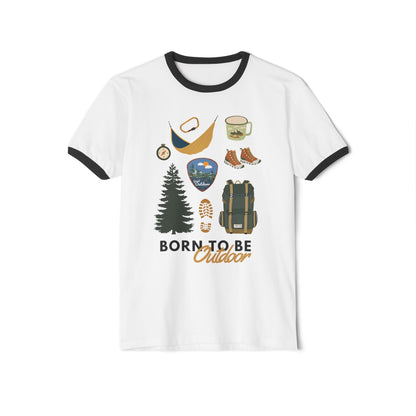 Born to Be Outdoor Ringer T-Shirt