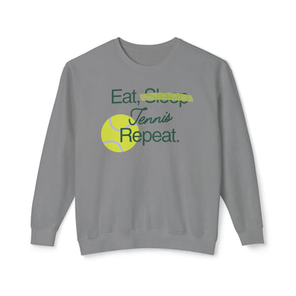 Eat Tennis Repeat Lightweight Sweatshirt