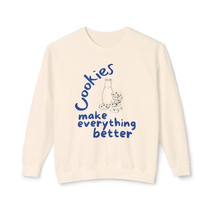 Cookies Make Everything Better Lightweight Sweatshirt