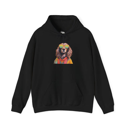 Cocker Spaniel Retro Vibe Hoodie