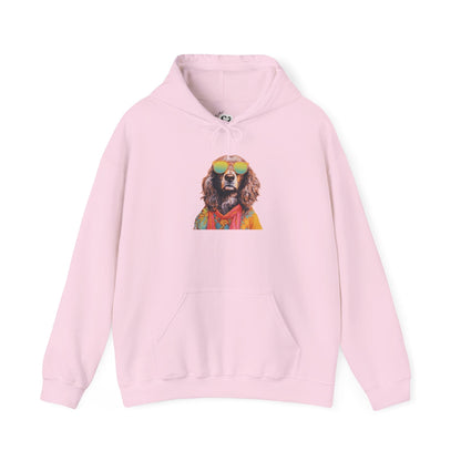 Cocker Spaniel Retro Vibe Hoodie