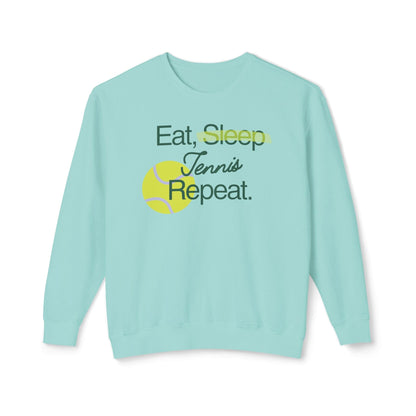 Eat Tennis Repeat Lightweight Sweatshirt