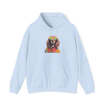 Cocker Spaniel Retro Vibe Hoodie