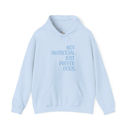 Not Antisocial, Just Prefer Dogs Hoodie