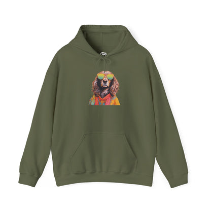 Cocker Spaniel Retro Vibe Hoodie