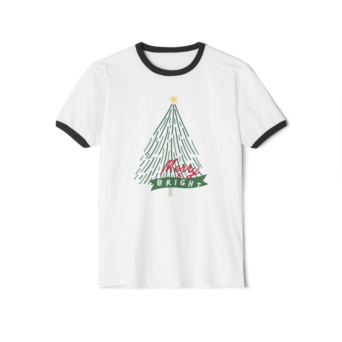 Merry & Bright Ringer T-Shirt