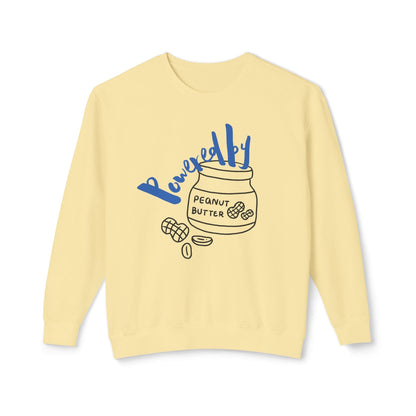 Powered by Peanut Butter Lightweight Sweatshirt