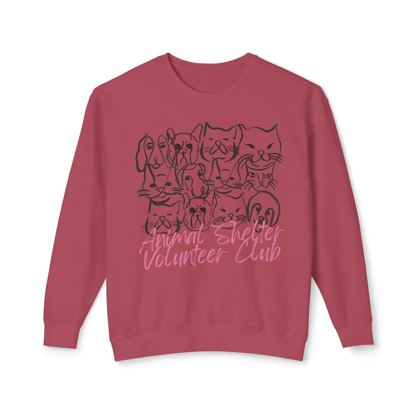 Animal Shelter Volunteer Lightweight Sweatshirt