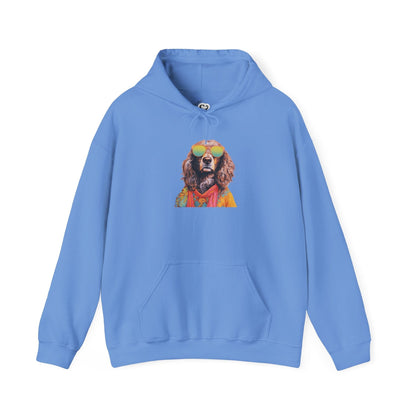 Cocker Spaniel Retro Vibe Hoodie