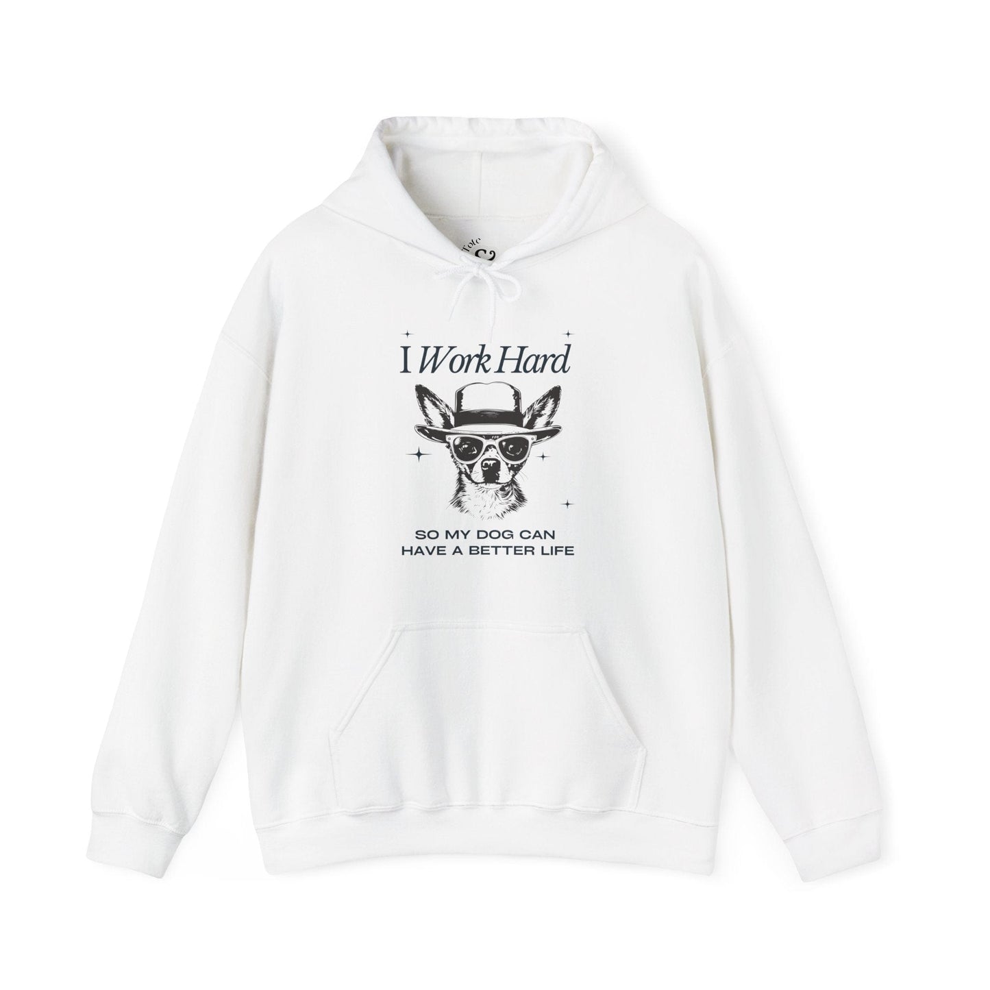 I Work Hard Hoodie