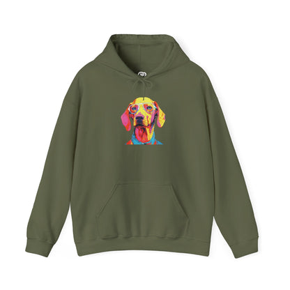 Vizsla Retro Vibes Hoodie