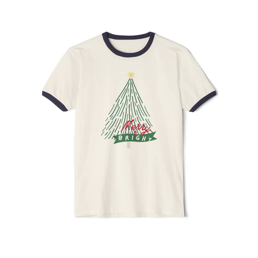 Merry & Bright Ringer T-Shirt