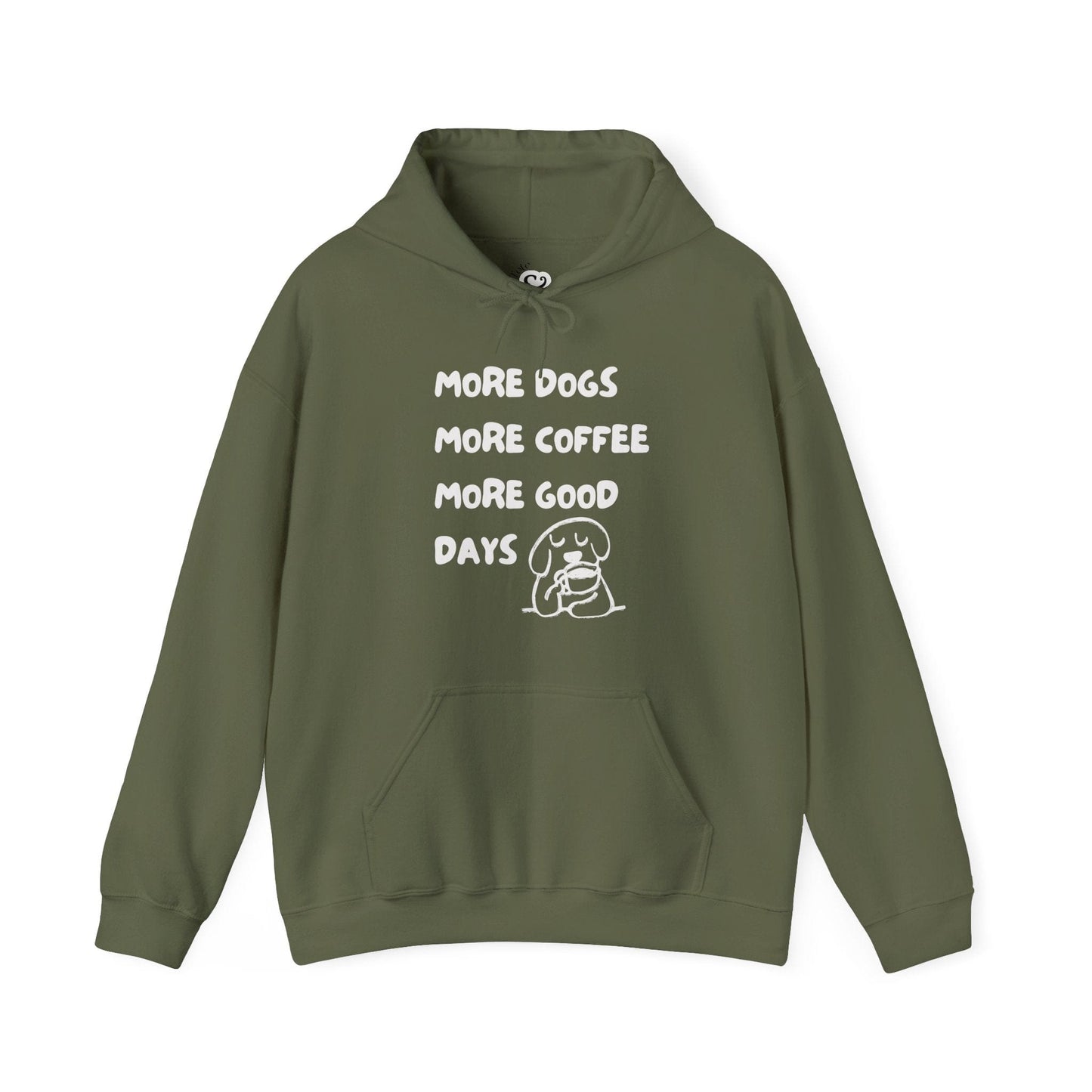 More Dogs More Coffee More Good Days Hoodie