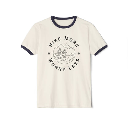 Hike More Worry Less Ringer T-Shirt