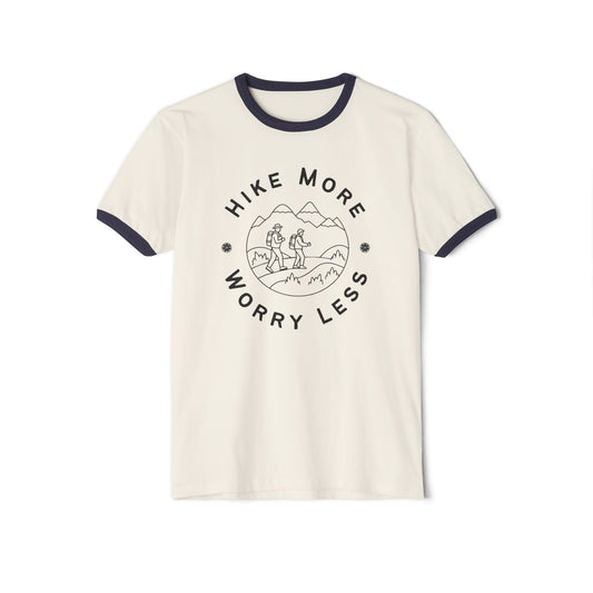 Hike More Worry Less Ringer T-Shirt