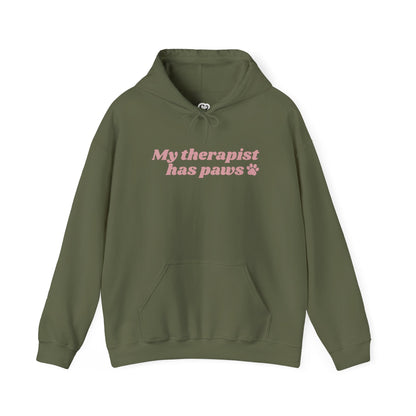 My Therapist Has Paws Hoodie