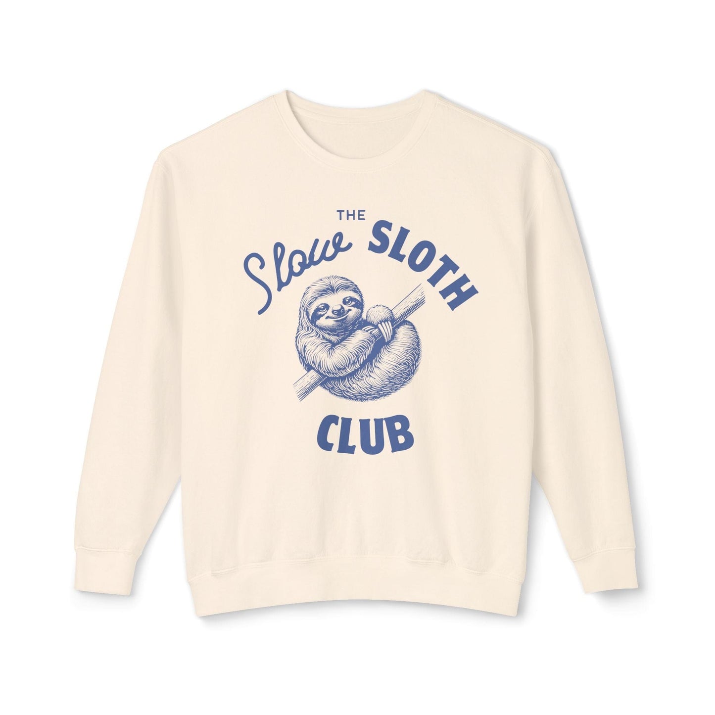 The Slow Sloth Club Lightweight Sweatshirt