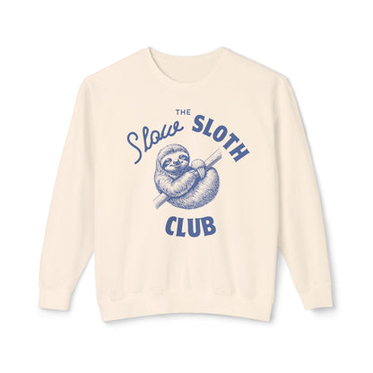 The Slow Sloth Club Lightweight Sweatshirt